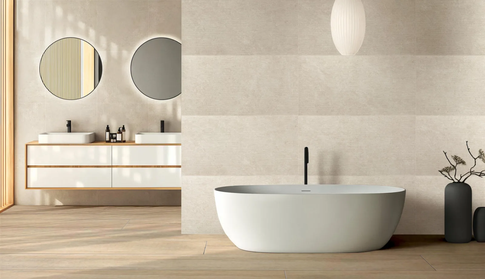 Sphinx Naturel Creme mat 20x120