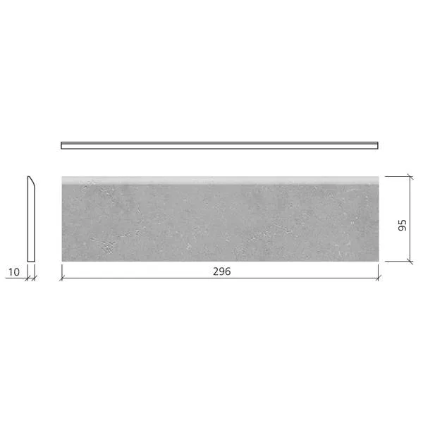 Mosa Divers Zwart mat 10x30