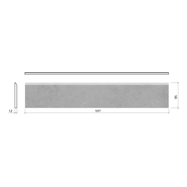 Mosa Divers Antraciet mat 10x60
