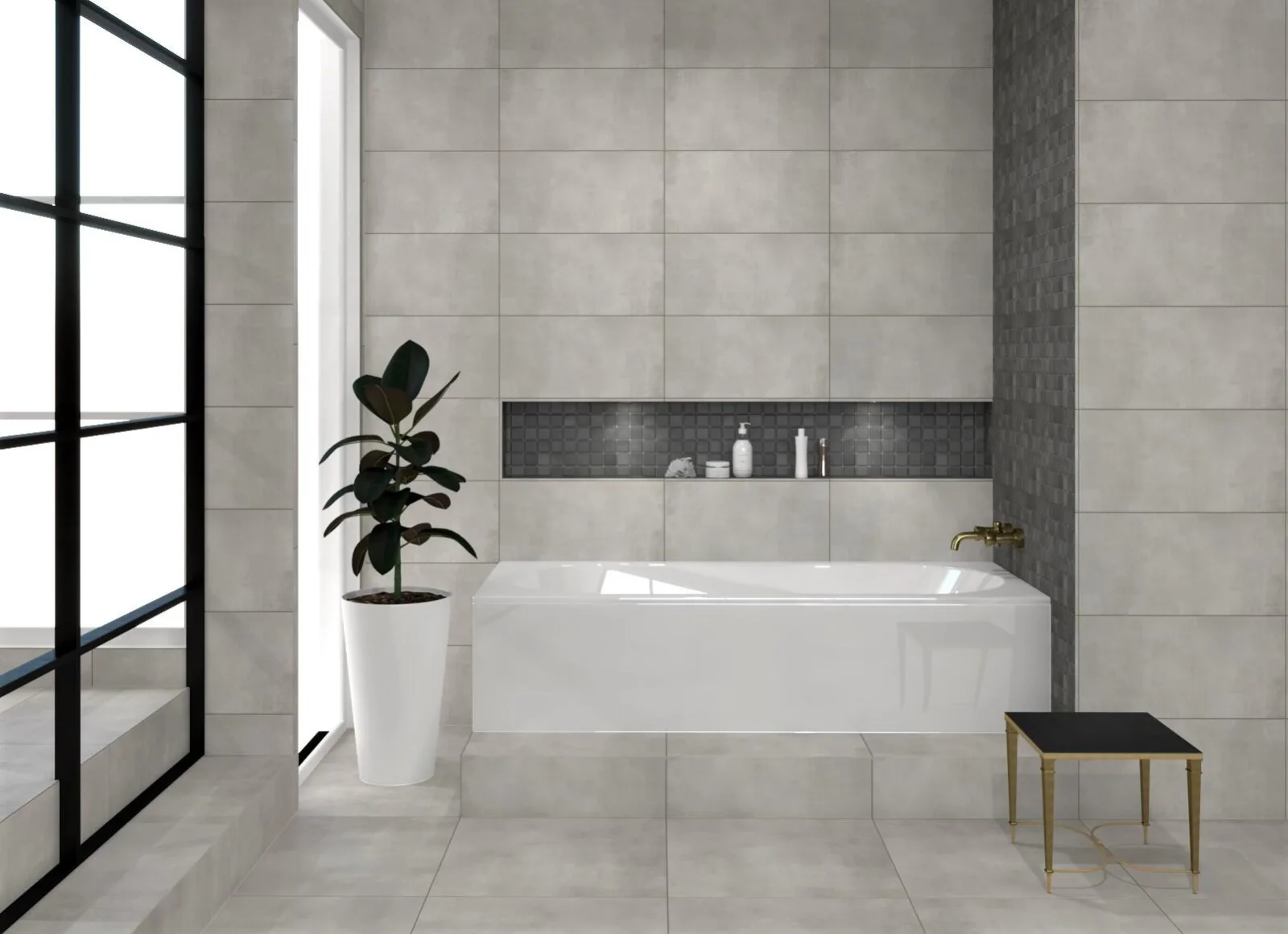 Villeroy & Boch Spotlight Antraciet mat 30x30
