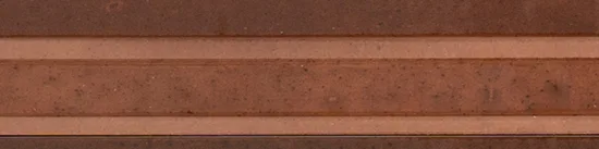 Wandtegel 060X240 Caramel 3D Rake Dec 14mm Glans