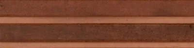 Wandtegel 060X240 Caramel 3D Rake Dec 14mm Glans