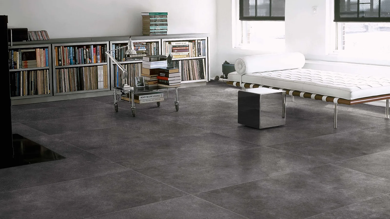 Vloertegel 600X600 Anthracite 9,5mm Mat Ret.R9