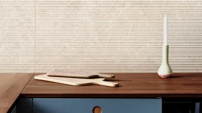 WAtegel Decor 400X1200 Sand 8mm Mat Ret.3D
