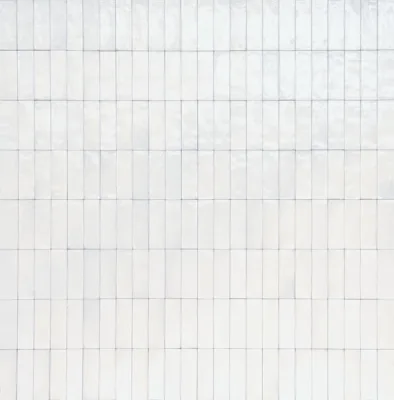 Wandtegel 050X150 Bianco 10mm Glans