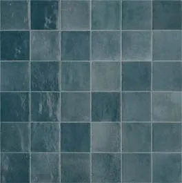 Wandtegel 100X100 Petrolio 10mm Glans