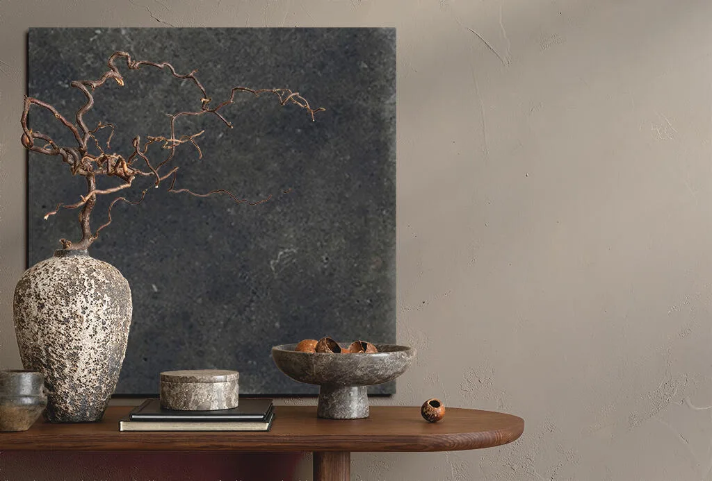 La Cueva Dutch Stone Zwart mat 90x90
