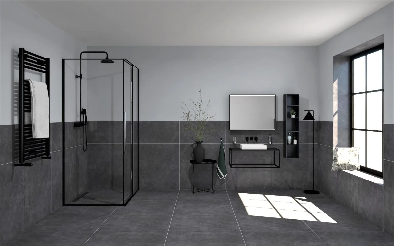 La Cueva Dutch Stone Antraciet mat 40x80