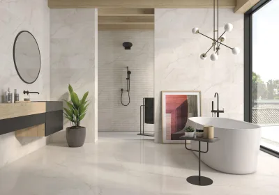 Geo Tiles Cronos Wit glans 30x90