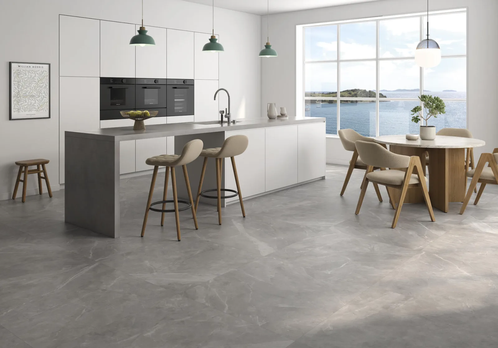 Geo Tiles Magda Grijs mat 60x120