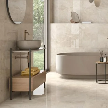 Geo Tiles Taj Mahal Beige glans 120x120