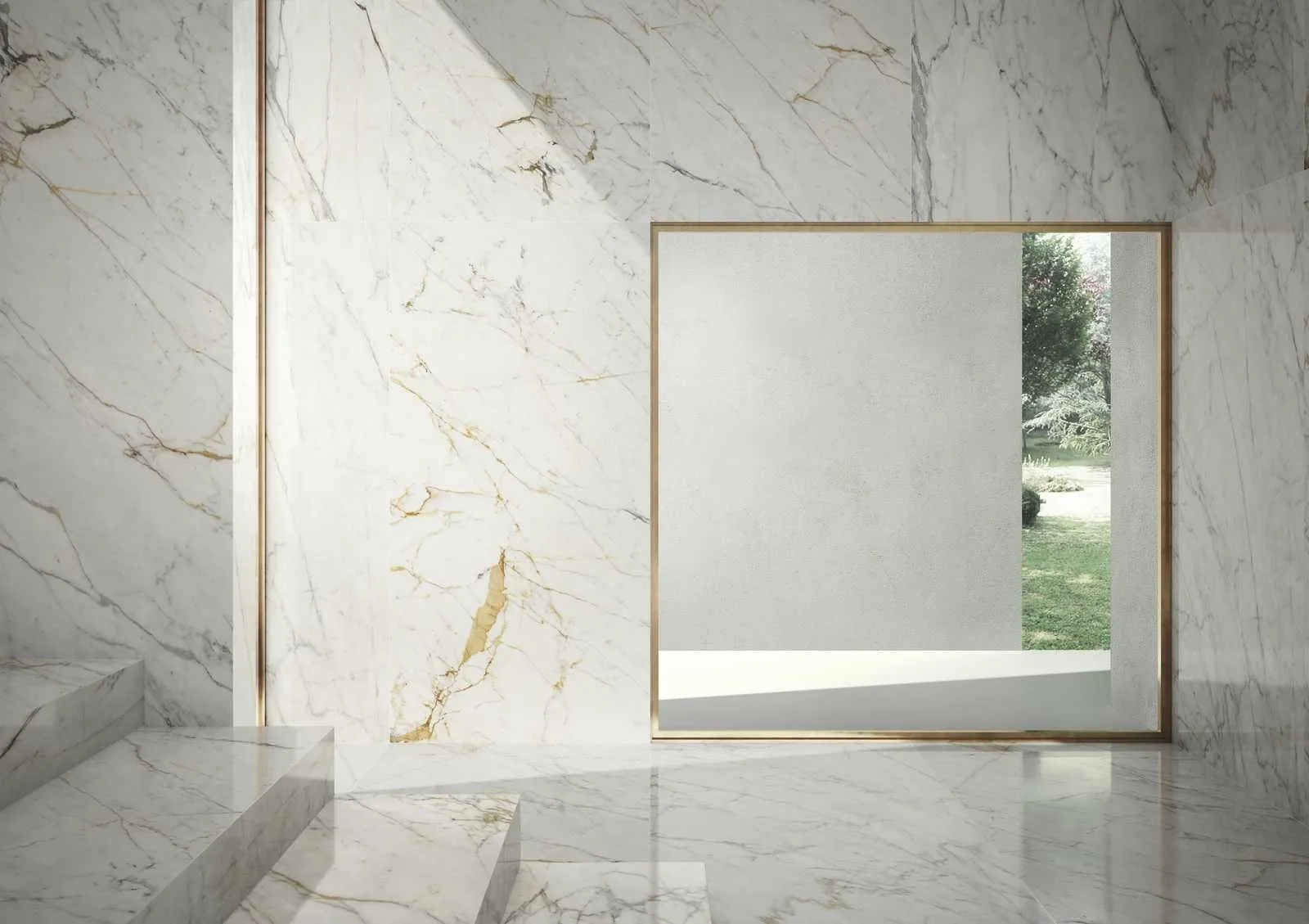 Marazzi italie Grandemarble Wit glans 120x240