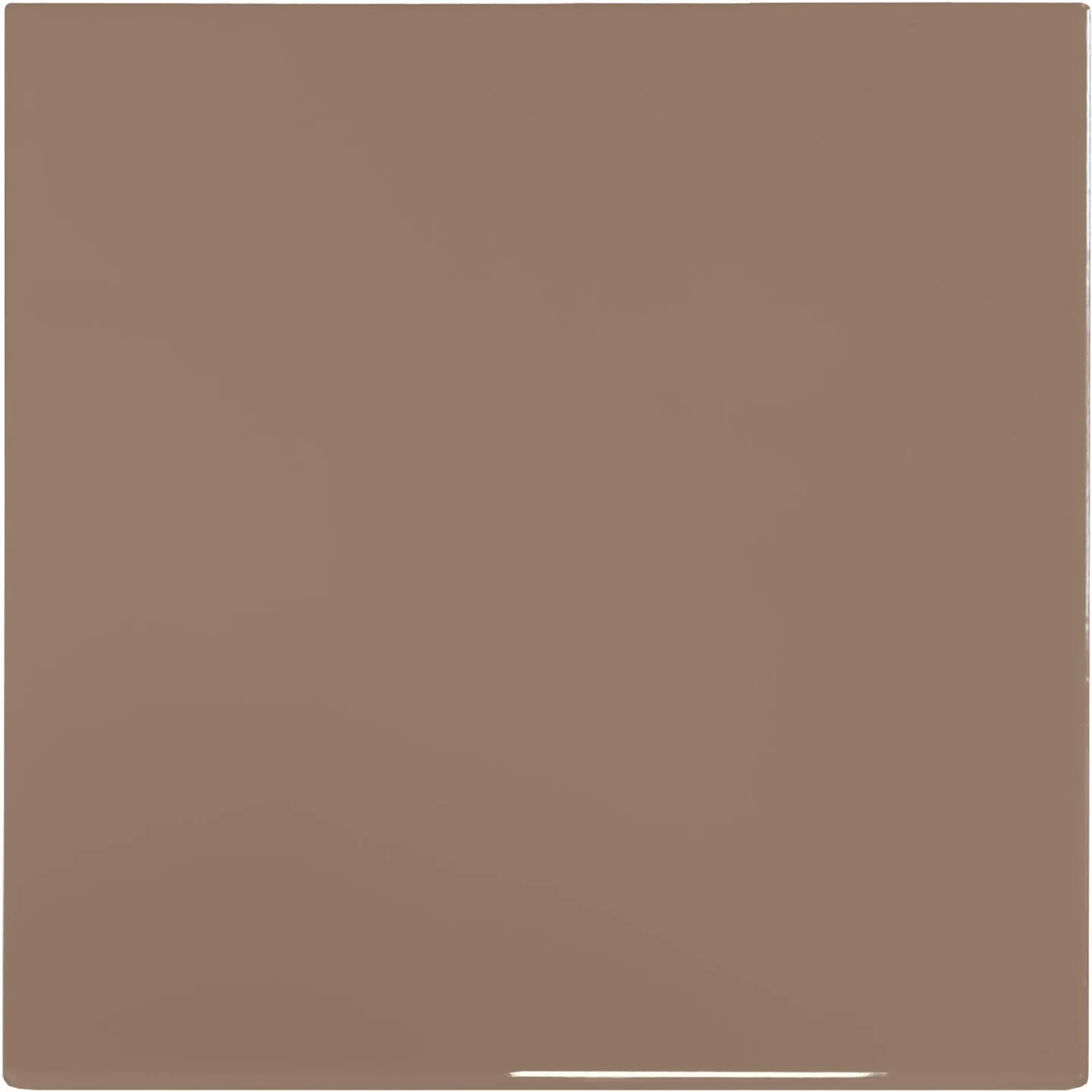 Mosa Colors Bruin glans 15x15