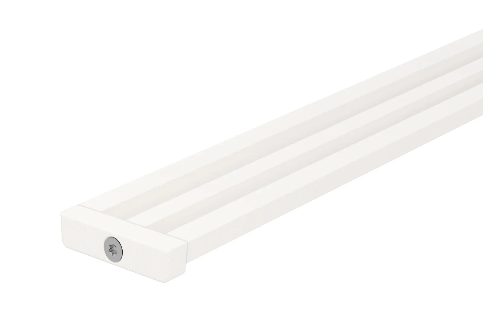 Schlueter KERDI-LINE-VARIO hol afwateringsprofiel alu met kleurcoating zuiver wit mat MBW D10 Wave 42 L=1200mm