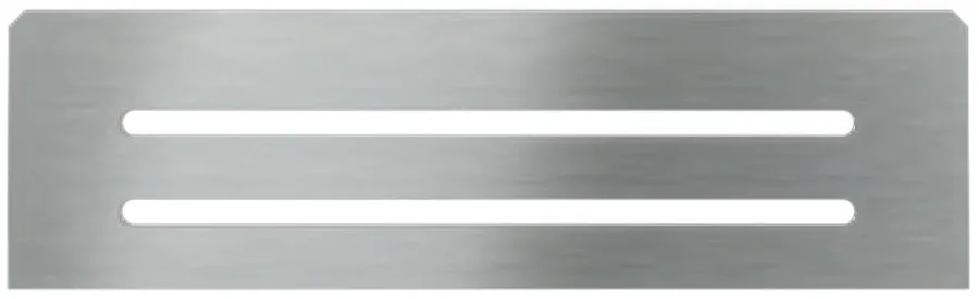 Schlueter SHELF-N S1 300x87mm Planchet design WAVE alu structuur-gecoat beigegrijs TSBG